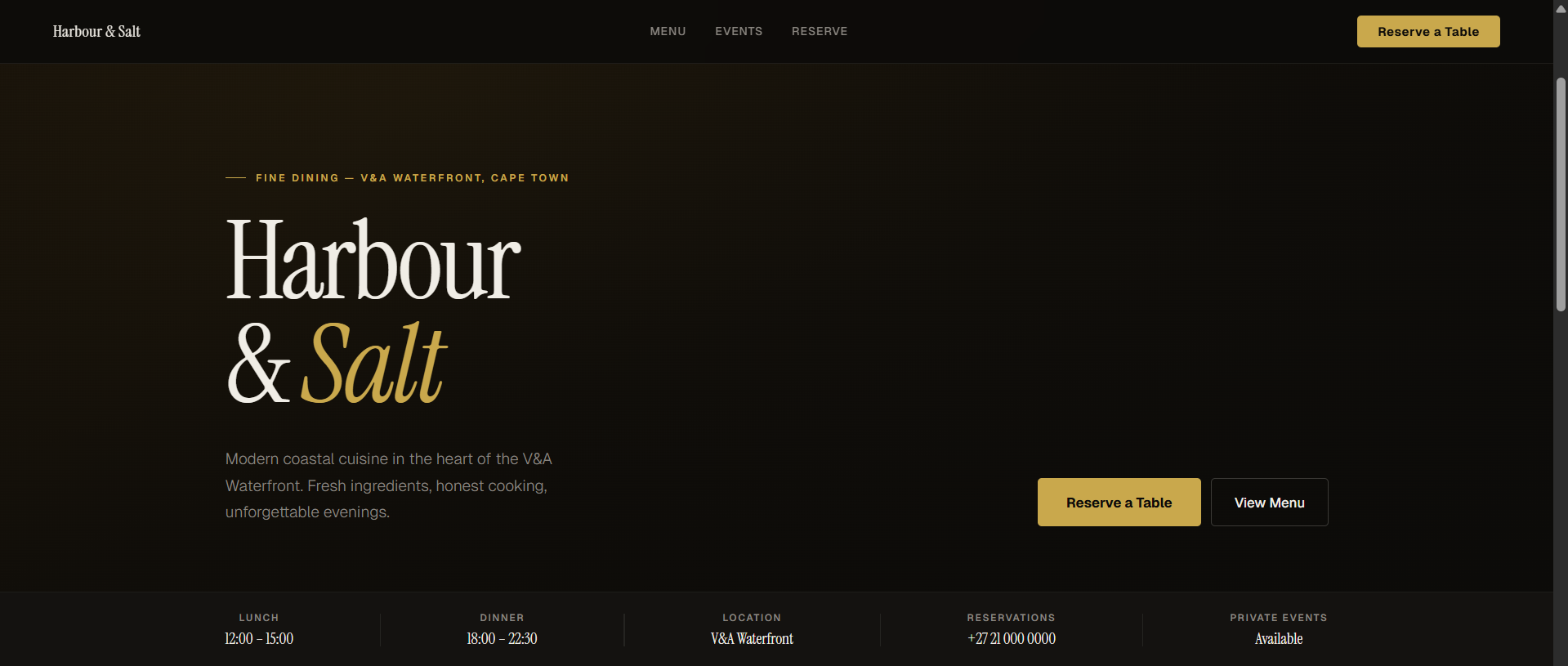 Bold Editorial template